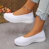 Women'S Slip-On Sneakers: Soft, Breathable Fabric + Flat Anti-Slip Sole Ideal for Daily Wear, City Walks, Light Activity. Stylish, Practical,