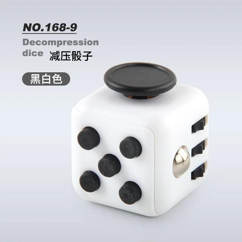 Solid Color Fidget Decompression Dice for Release Stress Autism Anxiety Relieve Adult Kids Stress Relief Anti-Stress Fidget Toys