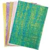 Iridescent Textured Paper Sheets for Kids for Making Cards, Creating Collages and Crafts (Pack of 10)