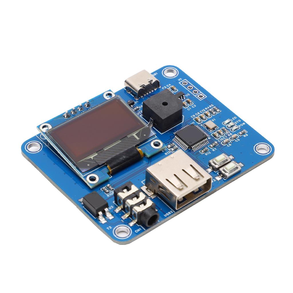 CW Practice Keyboard with OLED Display and USB Interface, Morse Code Keyer for Training