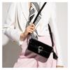 Coach Studio 20 Solid Color Detachable Shoulder Strap with Push Button Flip Closure, Cow Leather, Hand-held Crossbody Shoulder Bag, Women's Black