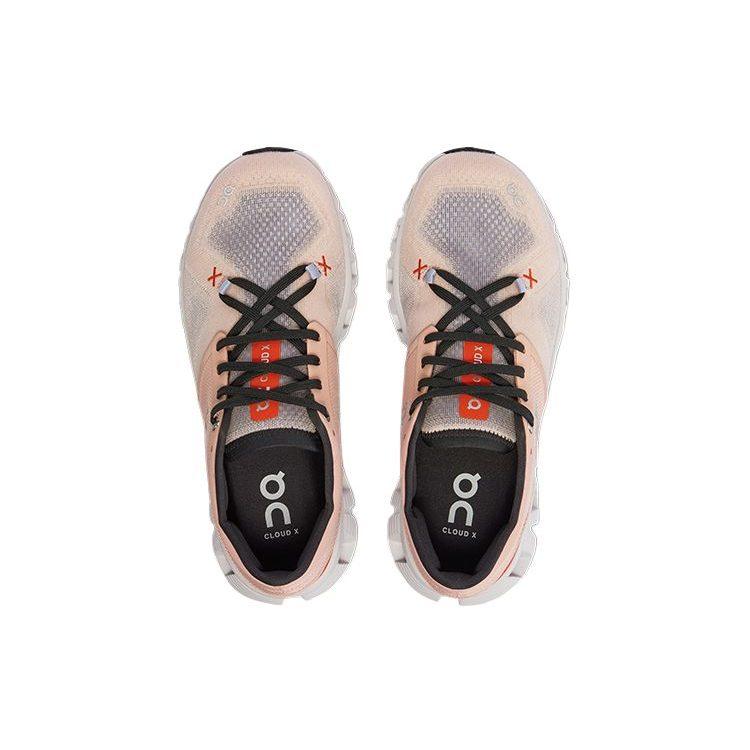 On Running Cloud X 3 Rose Sand Women's 60.98691