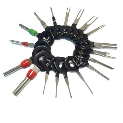 18 Pcs Universal Aluminum Car SUV Wire Terminal Removal Pin Extractor Puller Kit