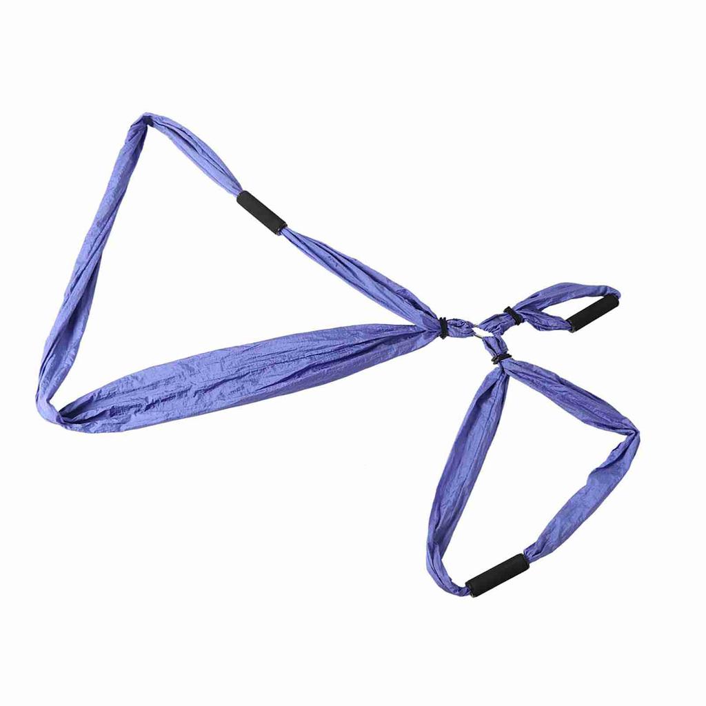 Aerial   Fitness Hanging Grip Inversion Trapeze Swing Sling Hammock(Blue Green)