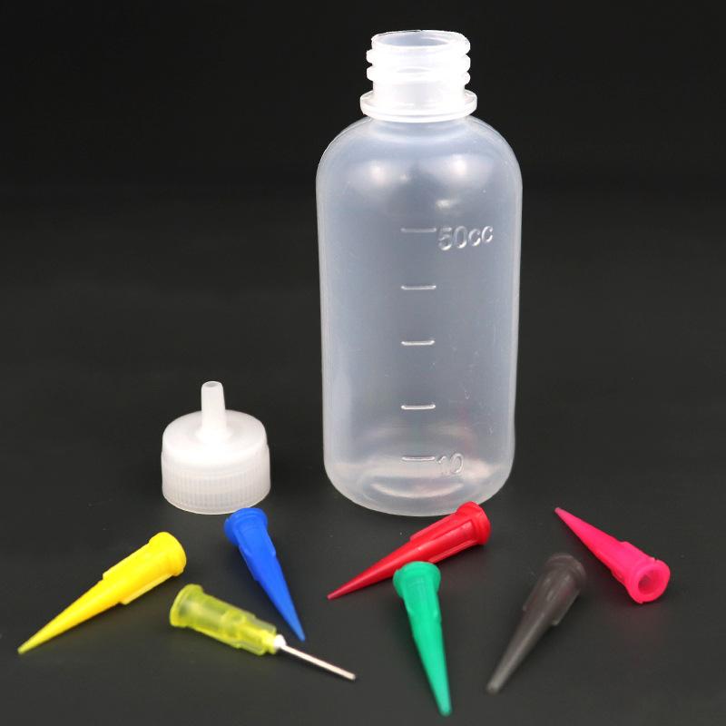 

Jam Painting Squeeze Bottles with 7 Nozzles Cream Cake Decor 50ML Bottle for Baking Drawing Pastry Tools Kitchen Accessories