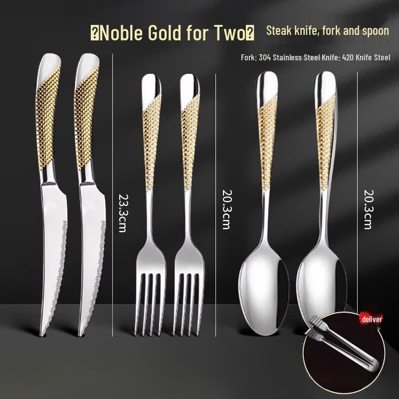 Qiwei Stainless Steel Steak Cutlery Set
