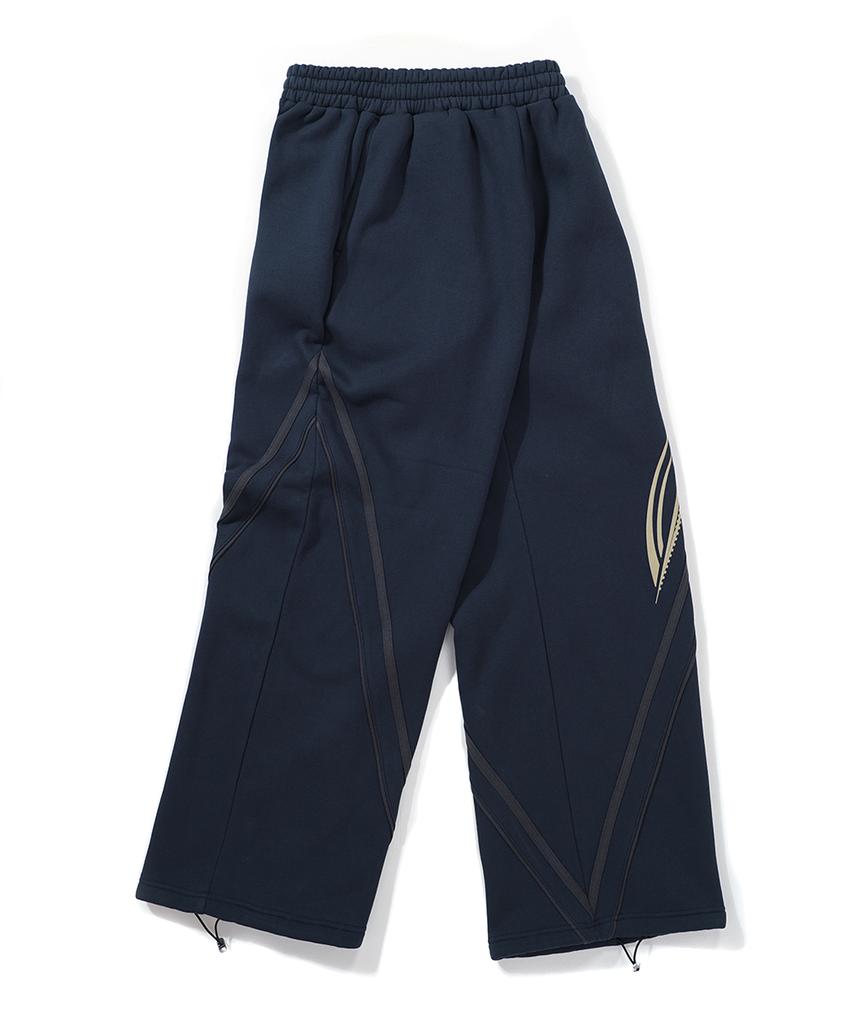 GAKKAI UNIONS Rising Sweat String Line Pants Navy