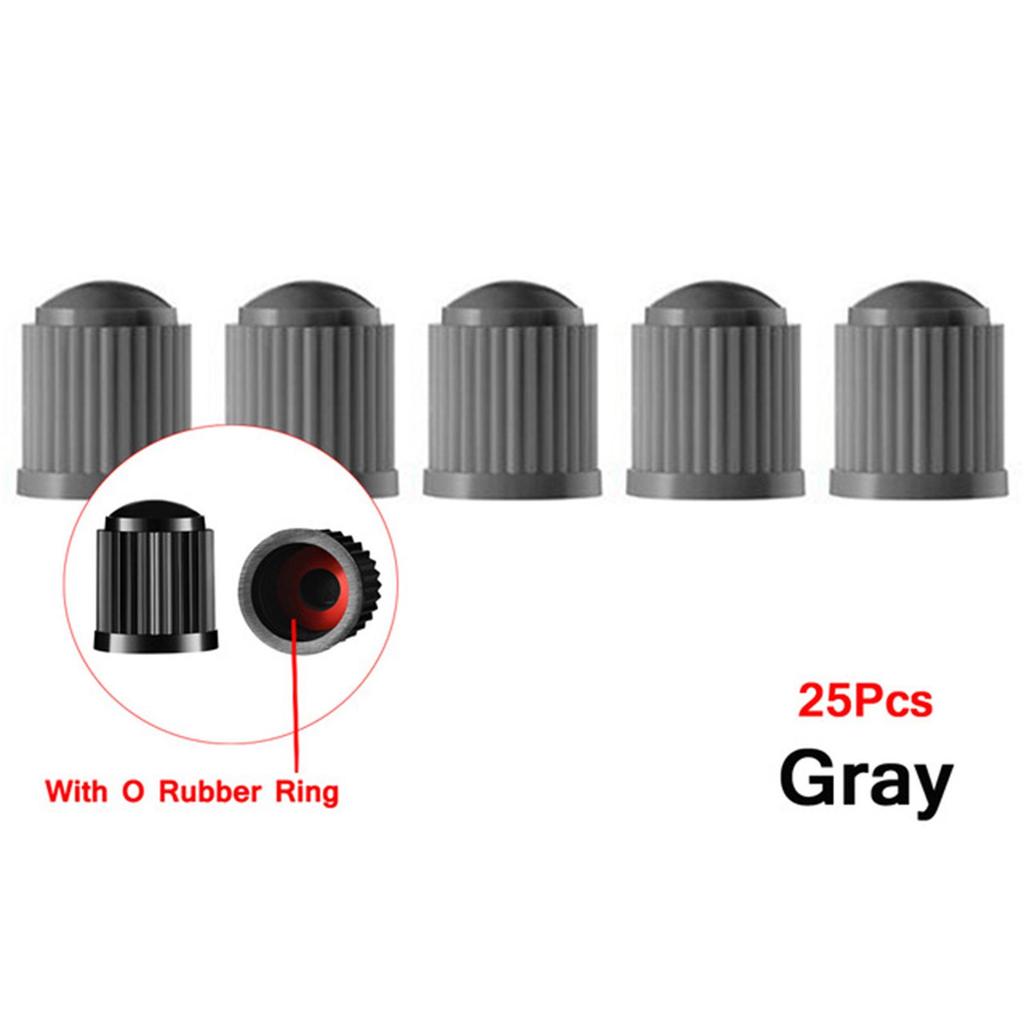 25 Stück Auto Reifenventilkappen Passen Schrader-Ventil SUVs für Motorräder