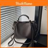 Street Style Large Pu Bucket Bag With Magnetic Closure For Casual Daily Use
