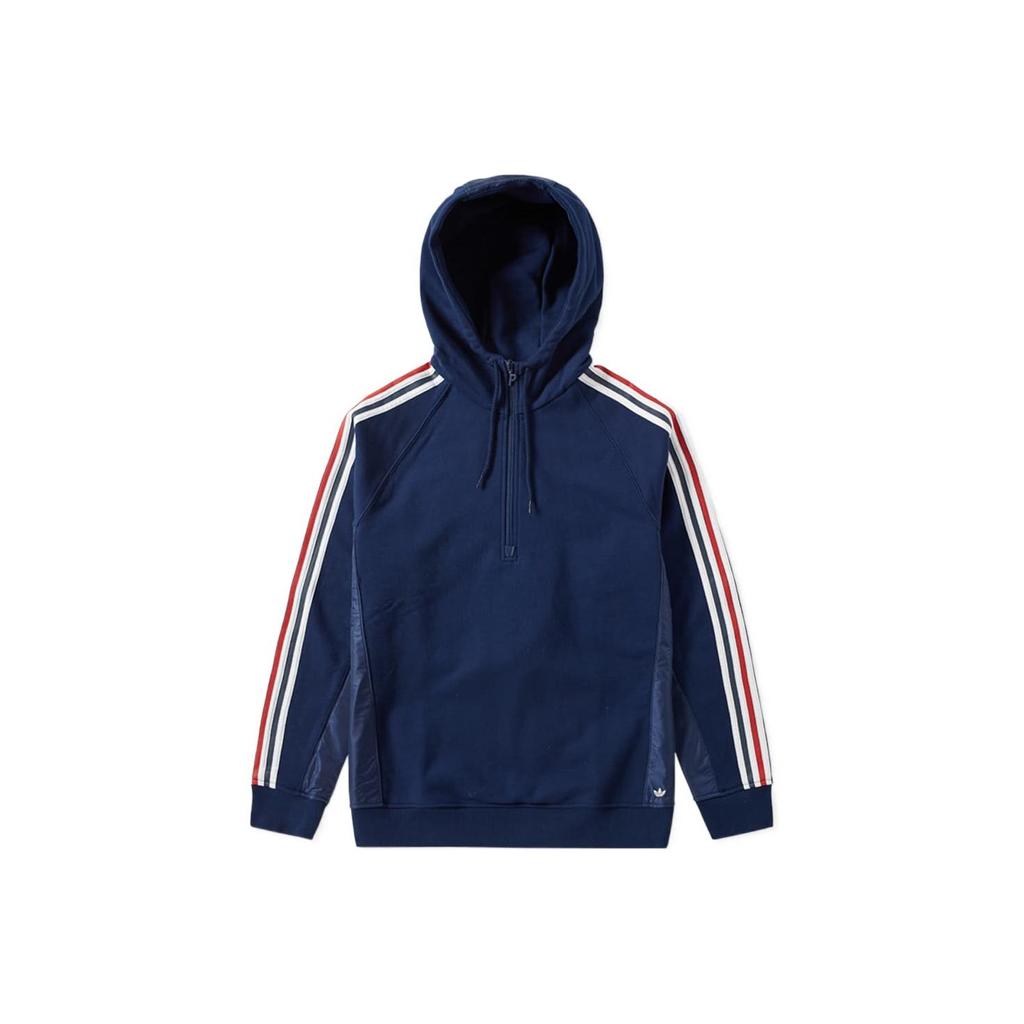 Palace x Adidas Frterry Hooded Jacket With Triangular Logo Unisex Outerwear Blue AZ6593
