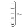 Basketball Storage Shelf, Vertical Ball Storage, Free Standing Sport Equipment Organizer 5 Tier Ball Rack, for Kindergarten