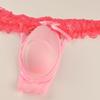 Large Size 3D Bugle Pouch Sissy Panties Japanese Mens T-Back Thong G-String Fake Girl Roleplay Lingerie Crossdresser Nightwear