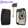 Jingyuqin Remote 3b Car Key Case Cover Fob For Ford Smart Key Shell With Small Key Fob Blank
