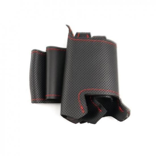 DIY Steering Wheel Sewing Leather Cover Trim For Subaru Forester XV Legacy 2016