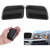 Headlight Washer Cover 1 Pair Font Bumper Headlight Washer Nozzle Cover Compatible with XC90 2003 2004 2005 2006 OEM 30698209 30698208