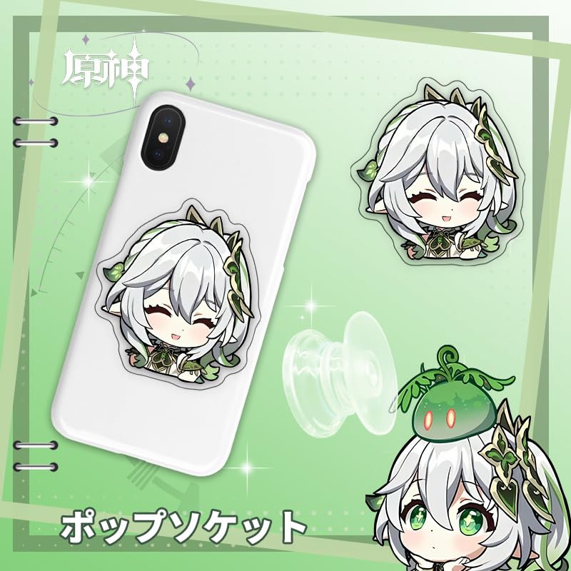 DIROLVON Genshin Impact Freena Goods Water God Lucky Bag Set Badge Acrylic Stand Wall Hanging Birthday Present Gift (Nahida)