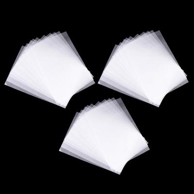 30 Pieces Clear Shrink Film Sheets Shrinkable Paper for Crafts Fine Polish