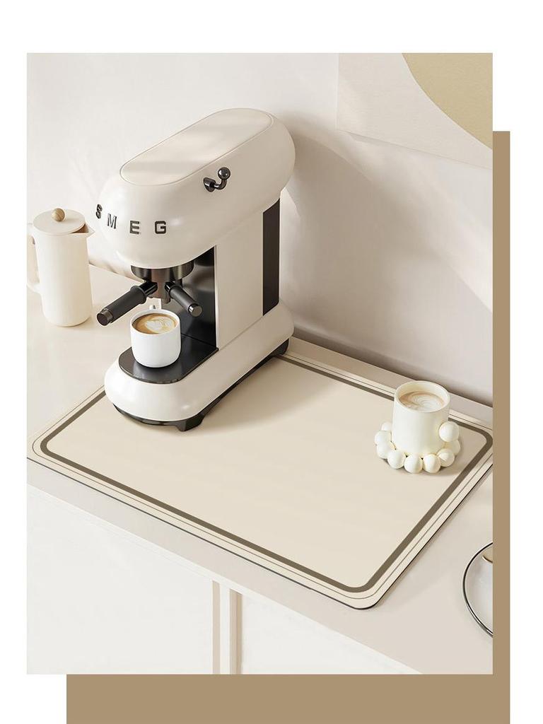 Minimalist Diatomaceous Earth Kitchen Mat: Heat & Water-Absorbing, Anti-Scald, Oil-Resistant Countertop Protector