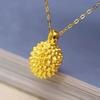 Durian necklace ancient sand gold fruit pendant jewelry