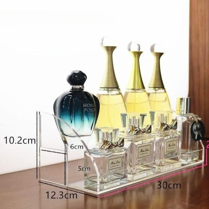 Cosmetics Storage Rack Acrylic Display Stand Dressing Table Multi Layer Organizational Shelves Desktop Ladder Type Showcase Box