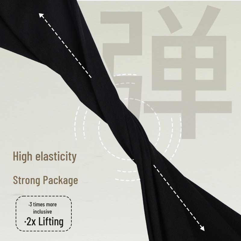 Women's Black High-Waist Micro-Flare Jeans - 2026 Summer Slimming Stretch Petite Style