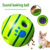 Teething Bite-Resistant Dog Toy: Sounding Laugh Ball with Treat Dispensing Feature