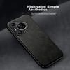 Phone Case for Huawei Pura70, Protective Cover for Huawei Pura70, Skin-Like New Matte Lens Full Protection Silicone Simple Design - Black