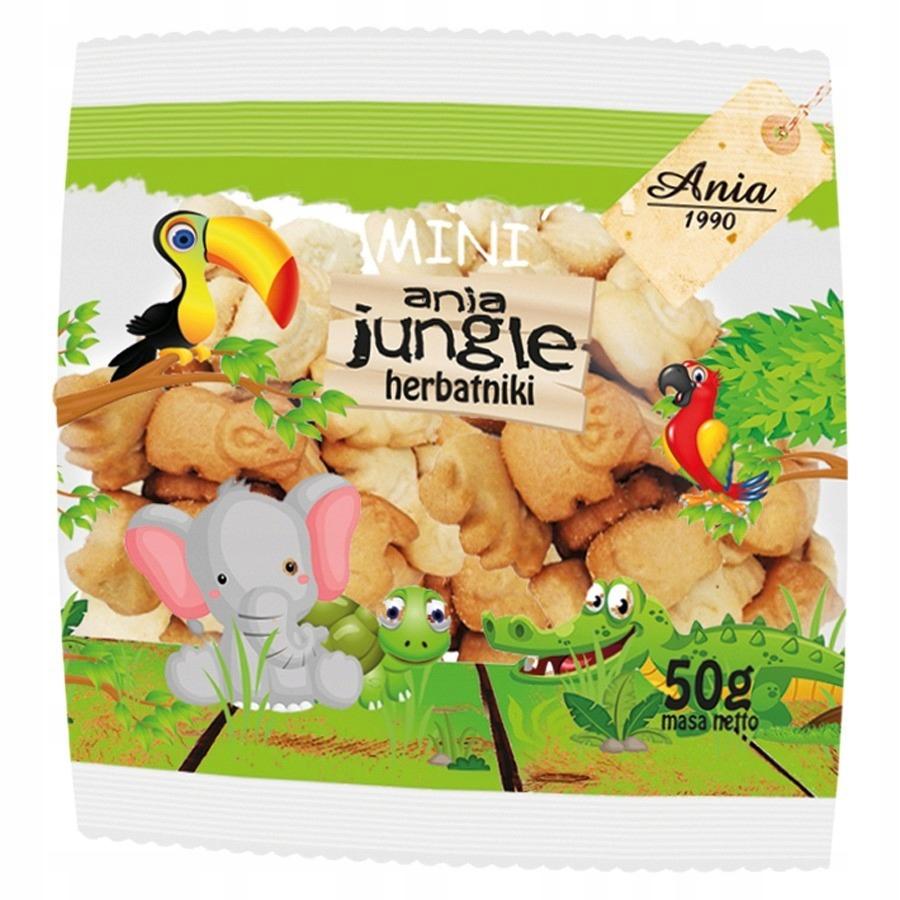 Biscotti mini zoo Ania 50 g senza zucchero