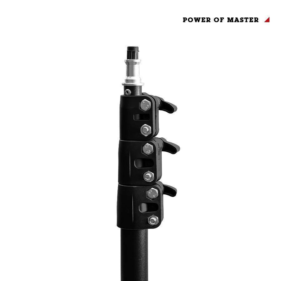 3metrový nastavitelný stativ pro laserový projektor s výsuvným gimbalem pro kameru a vyrovnávací základnou