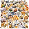 50 Realistic African Animal New Products, Personalized and Independent DIY Decorative Stickers, Waterproof Stickers, Hand Accounts
