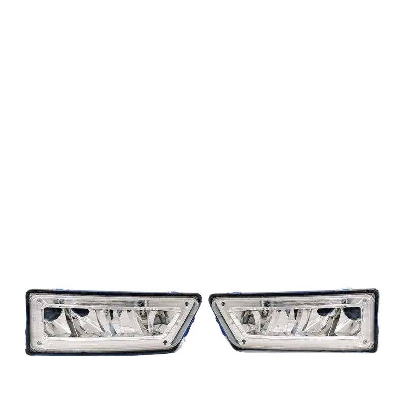 FAW J6L Elite Edition LED Front Fog Light Assembly: Ultra Bright, Aluminum Shell, Premium Edition for Dump Truck Modification.