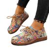 Casual large size light mouth lightweight single shoes autumn bohemian women's comfortable soft-soled flat heels