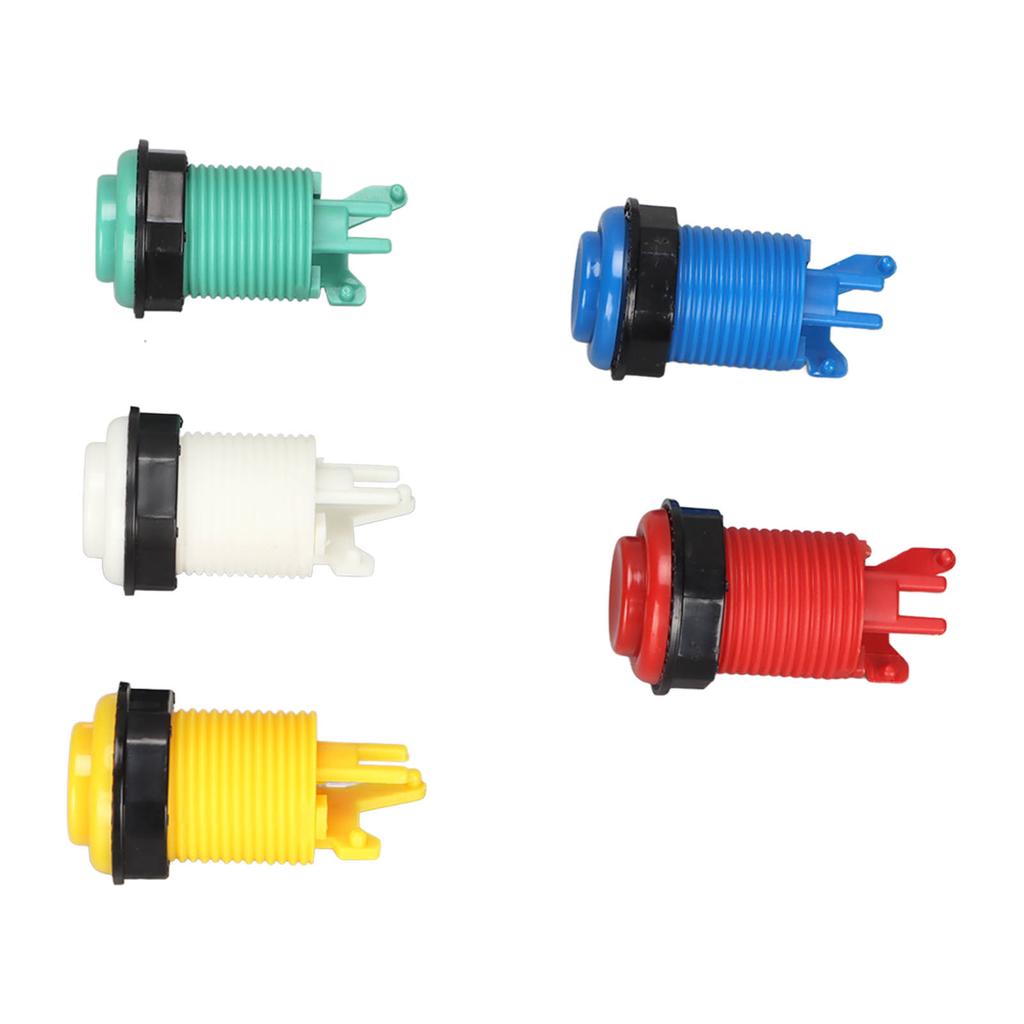 28mm Arcade Game Push Button 5 Colors DIY Parts LED Illuminated Buttons Switch for Controllers