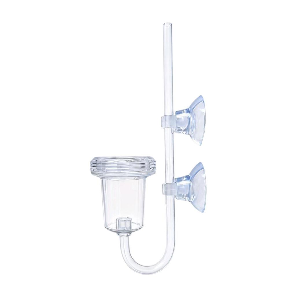 Aquarium Equipment CO2 Atomizer Plastic Double Seal Water Plant Refinement Supply for Freshwater Fish Tank