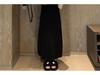 Women's French Style High-Neck Slim-Fit Dress: Mid-Length Hip-Wrap Skirt Design