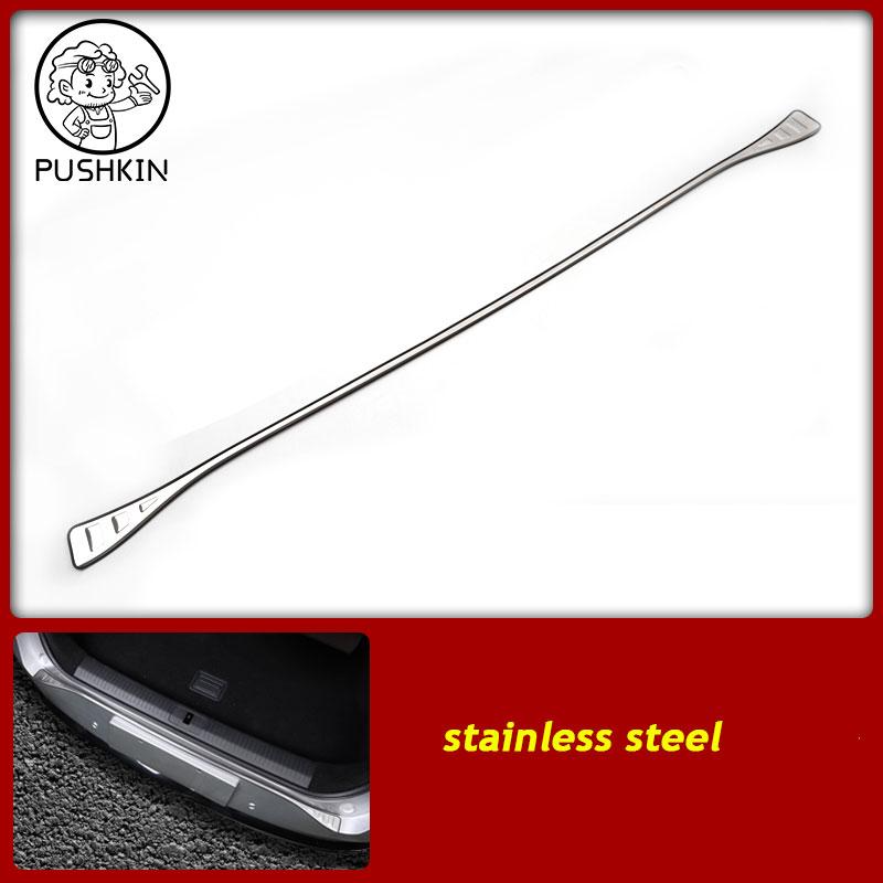 For Xpeng G6 2024 2023 Car Rear Trunk Sill Protector Stainless Steel Anti-Scratch Rear Bumper Interior Scuff Plate Guards Trim