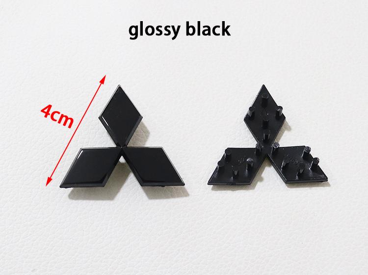 1pcs ABS 3D 4cm 15pins steer wheel emblem Car Steering Wheel Car Interior Emblem Car styling Accessories For Mitsubishi Mitsubishi&steer wheel emblem