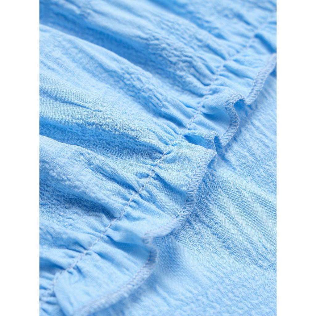 GMXIA Damenmode Sommer Frühling Einfarbiger Druck Ärmellose Hosenträger Hohe Taille Freizeitkleider