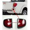 Fits 2005-2015 Mitsubishi L200 TRITON Rear Bumper Fog, Brake, and Light.