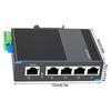 Industrial 5 Port 100Mbps Industrial Switcher 1000Mbps Industry Ethernet Networking Switcher DIN Rail Mounted Data Transfer