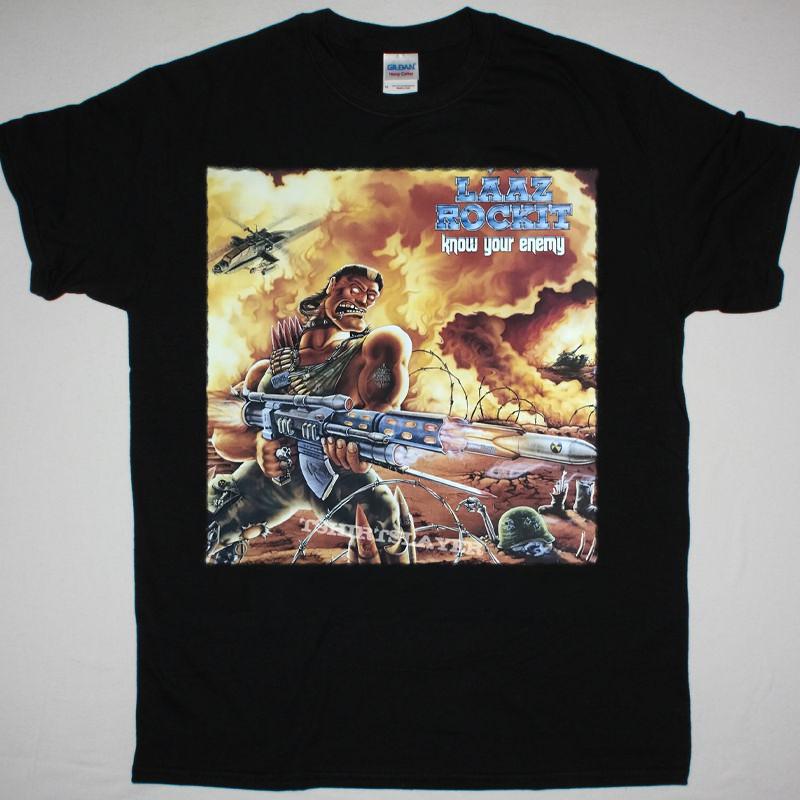 Rare Gildan Shirts Laaz Rockit  Know Your Enemy Unisex S to 5XL LO271 Unisex T-Shirt XL