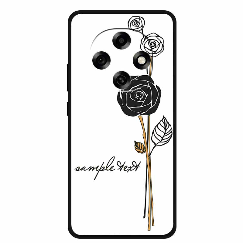

3D Emboss Case For Oppo F31 Pro Phone Cases Flowers Shockproof Soft Silicone Coque For Oppo A6 Pro 5G Back Cover Case A6Pro Bags Oppo F31 Pro 5G