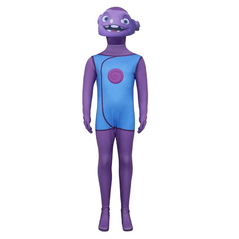 Home Oh Children Costume With Headpiece For Halloween Party And Stage Use