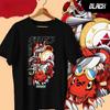 T-shirt 100% Coton Digimon Guilmon Évolution pour l'été 2026 Mode Hommes et Femmes Décontracté Cosplay T-shirt à Manches Courtes