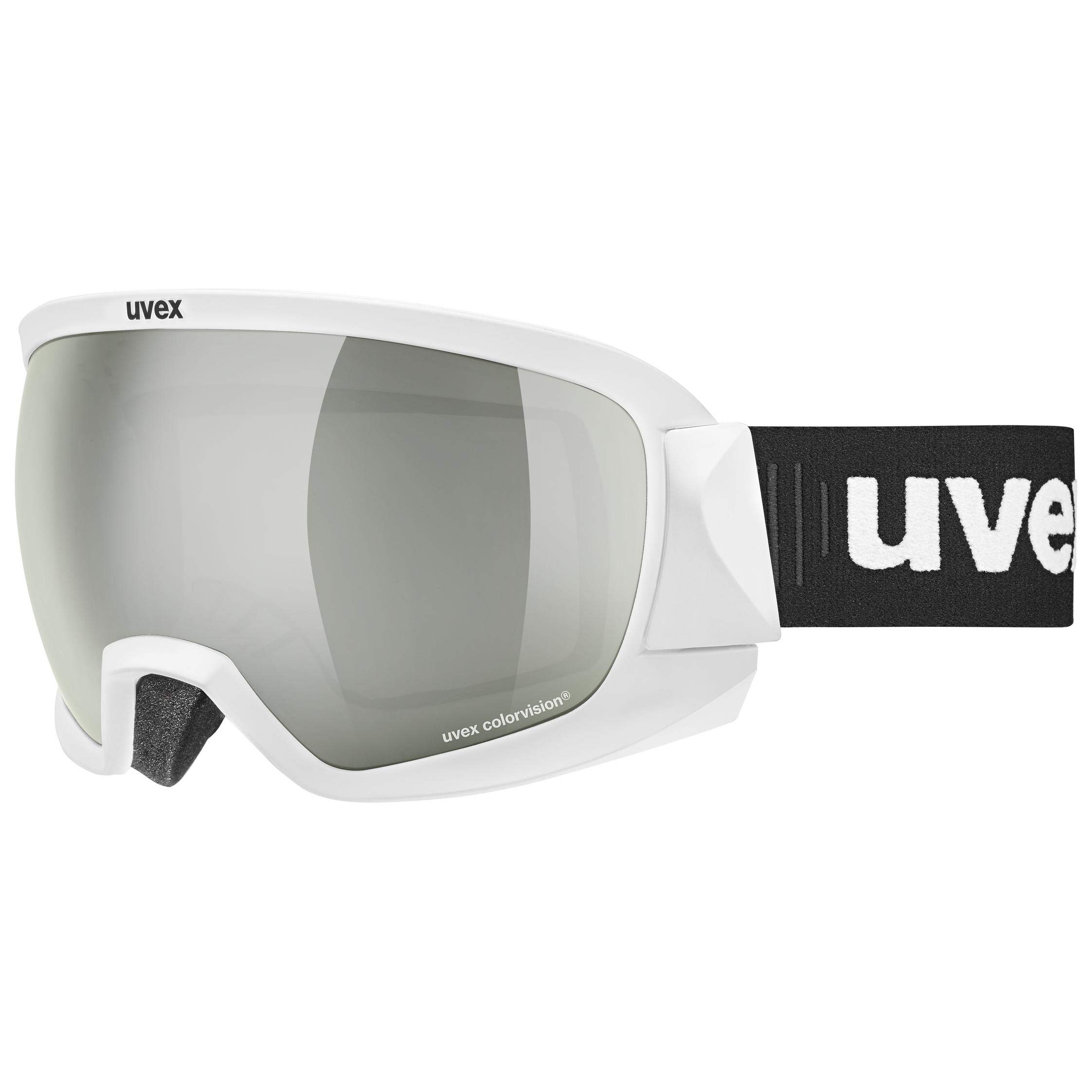 

uvex Contest CV Ski and Snowboard Single Lens Goggles, Unisex, High-Contrast Mirror,