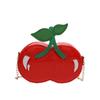 Waterproof Red Fruit Crossbody Bag Kawaii PU Shoulder Pouch Trendy Chain Cherry Shape Bag  Vacation