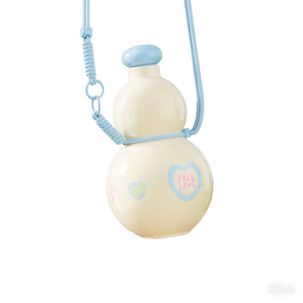 

Plastic Gourd Water Bottle Large Capacity Water Cup Creative Sport Bottle Travel белый