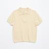 Eiaenlei Ar_Solid Color Collar Knit Top_2Color