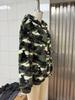 European & American Double-sided Camouflage Plush Zipper Hooded Women's Autumn/Winter Cardigan Coat