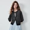Chuyu Women's Striped Knit Cardigan
